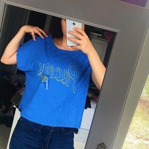 Pacers cropped t-shirt!